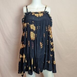 Raga Desert Daze Sharkbite Tie Dye Tank Top